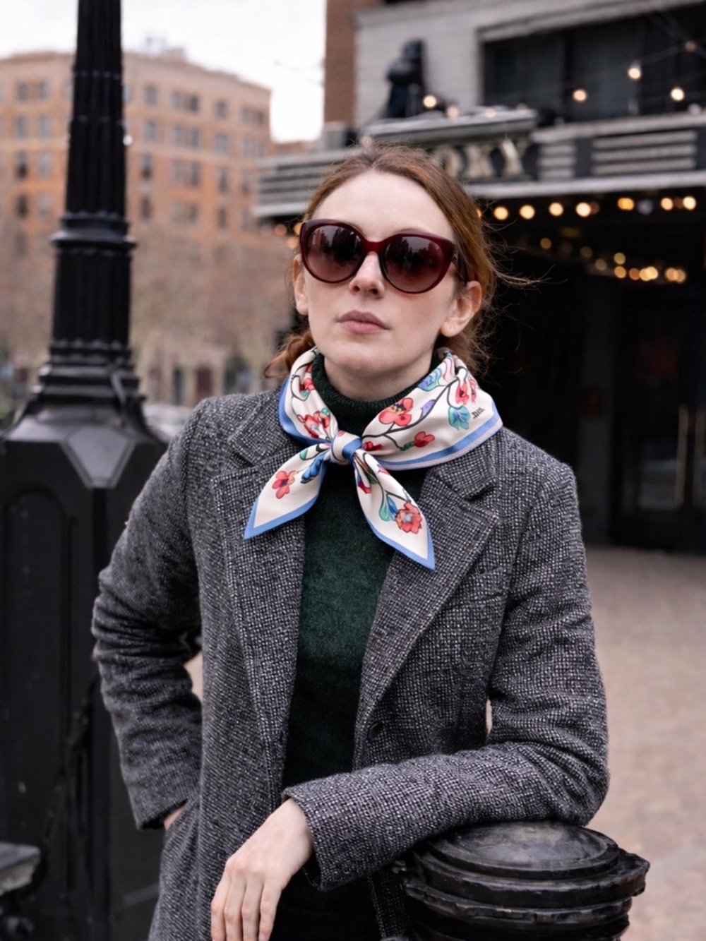 RESERVED JESSIE ZHAO NEW YORK Scarf Mulberry Silk Pink Garden Floral Luxury Gift - Picture 9 of 16